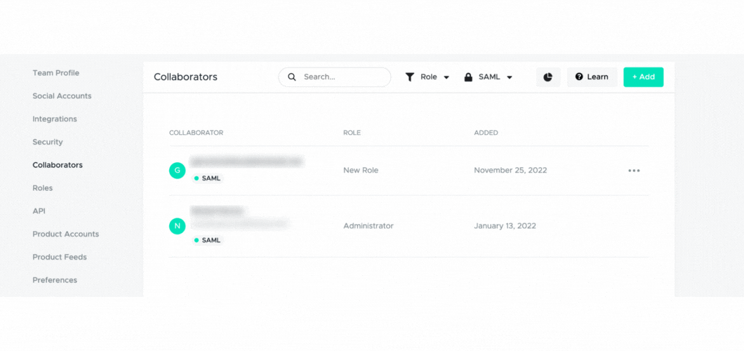 How to enableddisabled SAML on a collaborator - R&C and SAML - 15th September 2023.gif