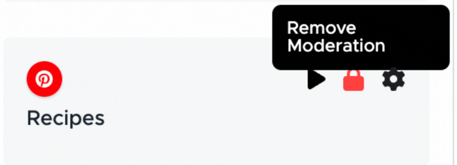 How to switch off & on auto moderation Pinterest - Pinterest - 24th January.gif