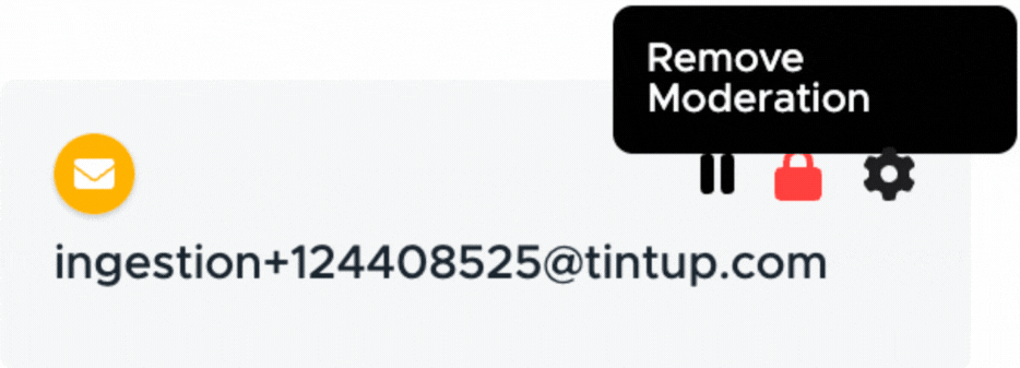 How to switch off & on auto moderation on Email Feed - Email - Update 23rd Feb 2024.gif