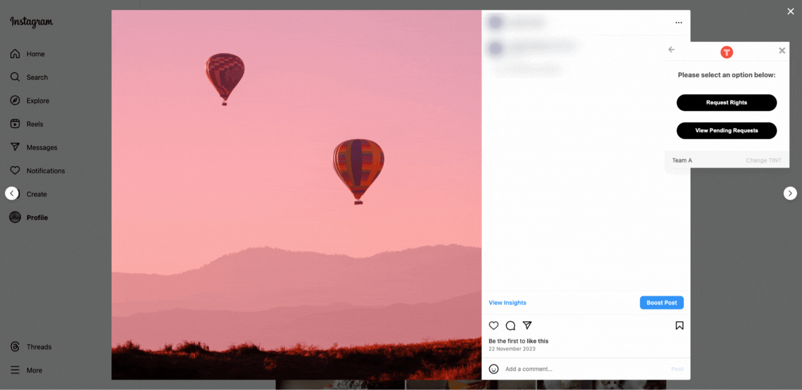 Extension- How to use the Extension to get content for Instagram - 19th March 2024.gif