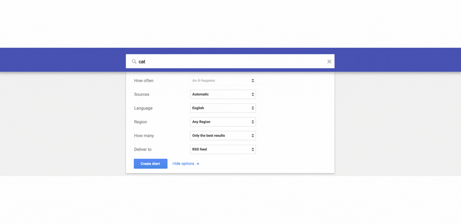 Google news tint