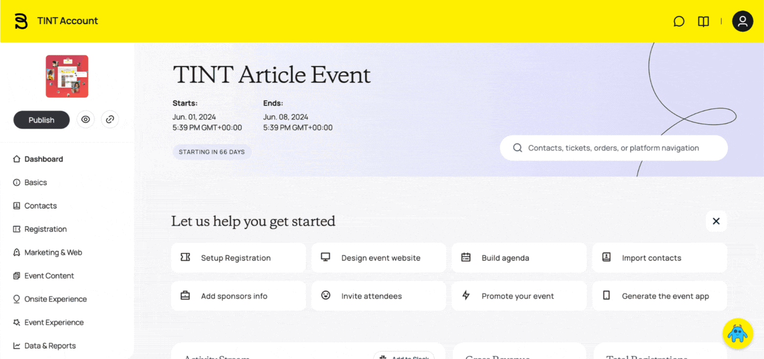 Bizzabo - How to embed a form .gif