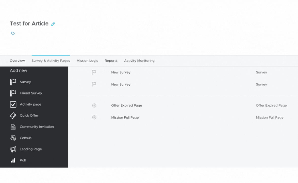 How to Delete a Mission Page - Mission Hub - 23rd April 2024 (1).gif